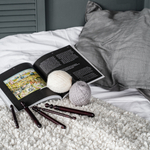 Набор деревянных крючков для вязания 5 шт (8, 10, 12, 14, 16мм.) KN28