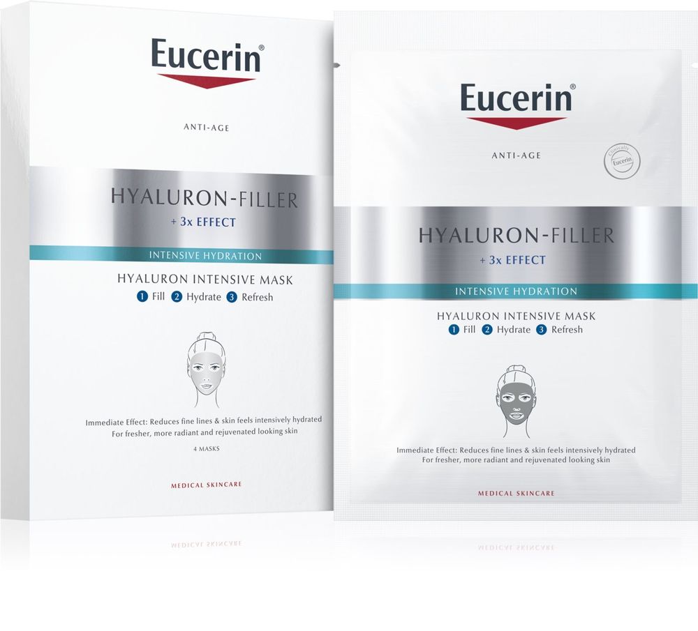 Eucerin гиалуроновая маска интенсивного действия Hyaluron-Filler + 3x Effect