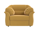Кресло Карнелла, Желтый, Микровельвет, 105839