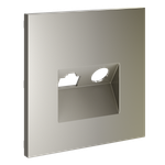 Накладка для розетки TV+RJ45 кат. 6, S70 (шелк)