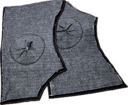 Утеплитель под фары внутр. УАЗ 452 Буханка, 2206, 3303 (красная нить Рубин)