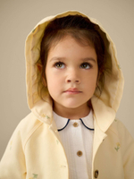 Плащ с капюшоном для девочки Next E25-131, Светло-желтый