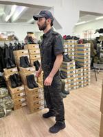 Офисный костюм / чёрный мультикам