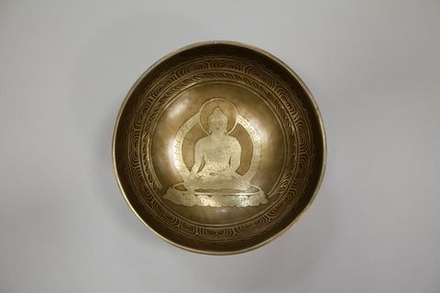 Кованая поющая чаша Будда