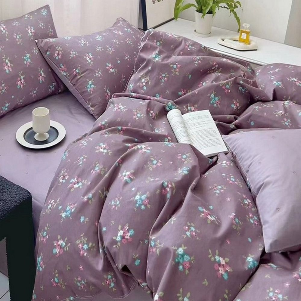 Комплект постельного белья "АВТ. 764", сатин, 100% хлопок, Россия. Пододеяльник на молнии!!!