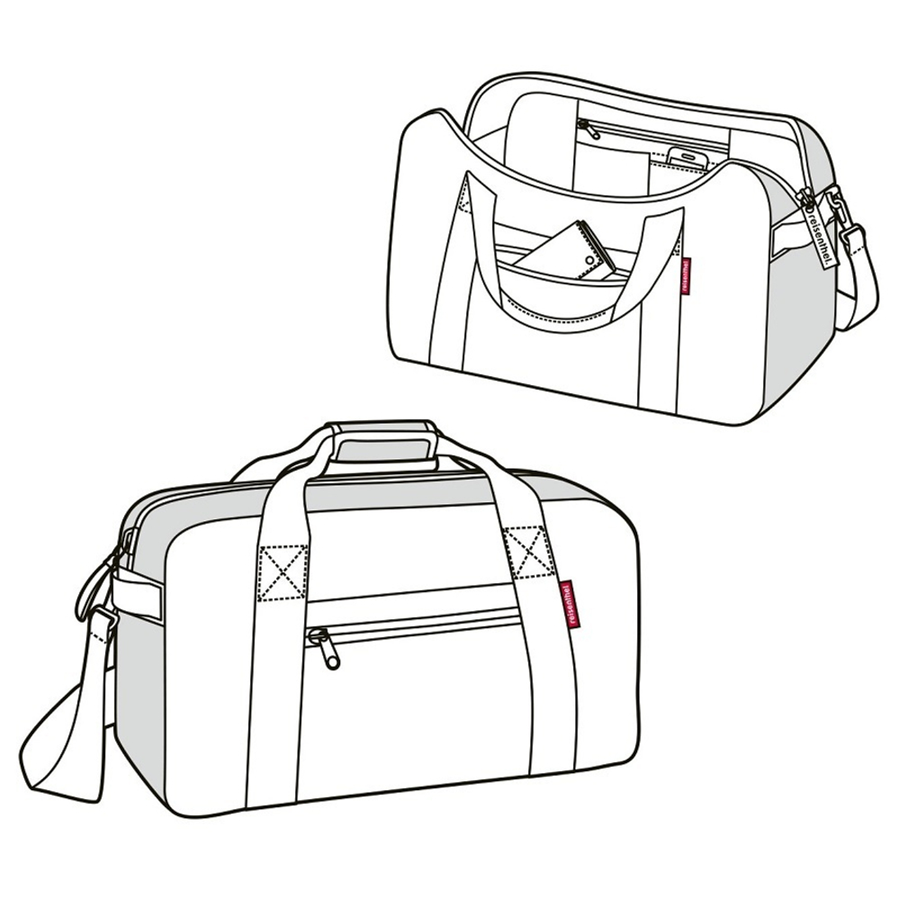 Сумка traveller canvas grey