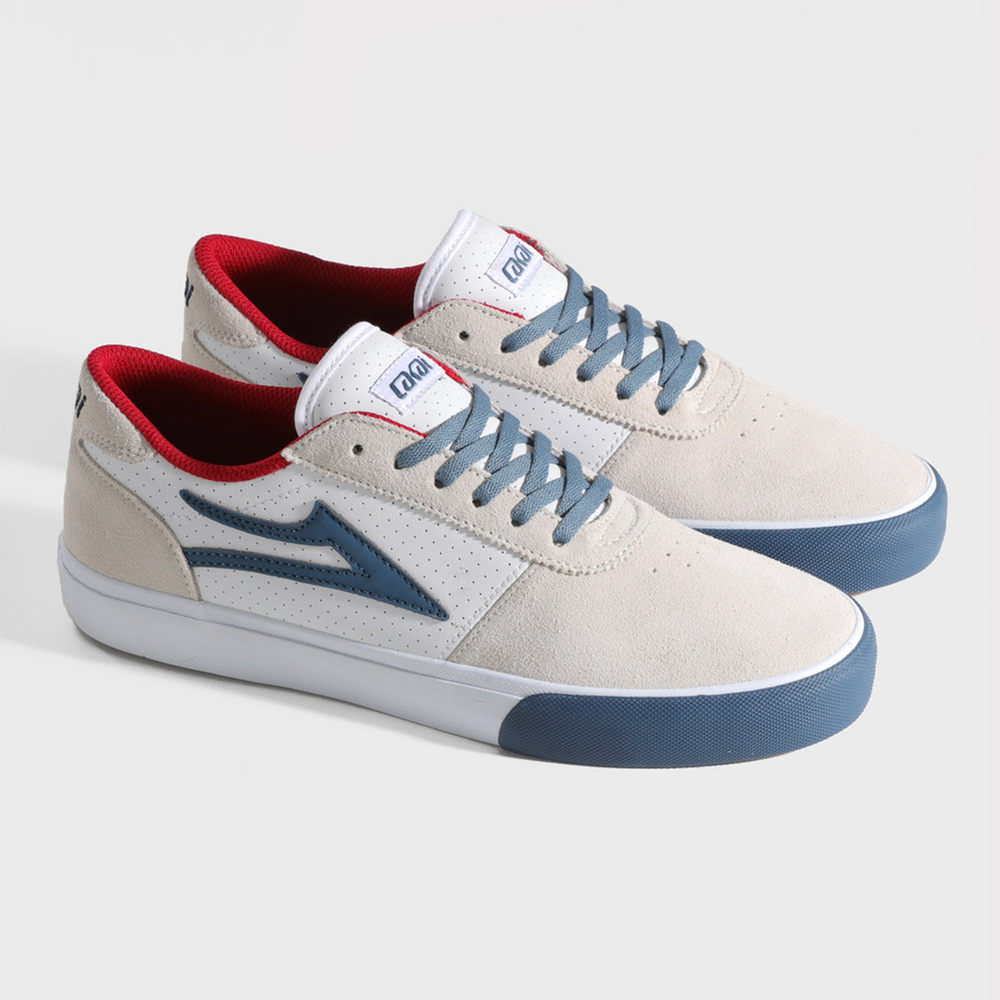 Кеды Lakai Manchester White Suede Navy Perf (Q3-25)