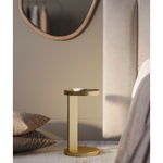 Столик приставной yanis, D25,5 см, золотой