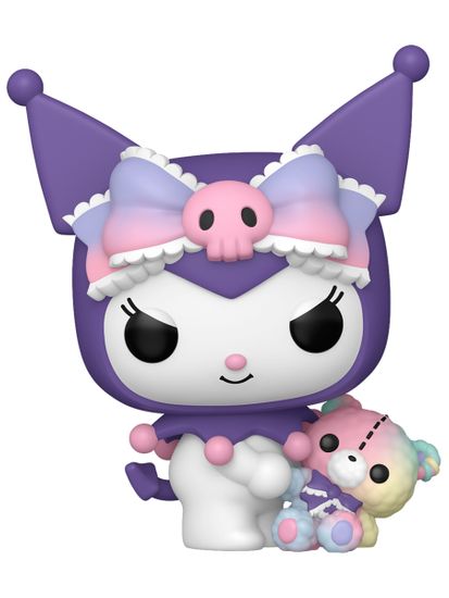 Фигурка Funko POP! Hello Kitty And Friends Kuromi w/Bear (Exc) (129) 88538 / Фигурка Фанко ПОП! по мотивам франшизы "Хэллоу Китти", Куроми
