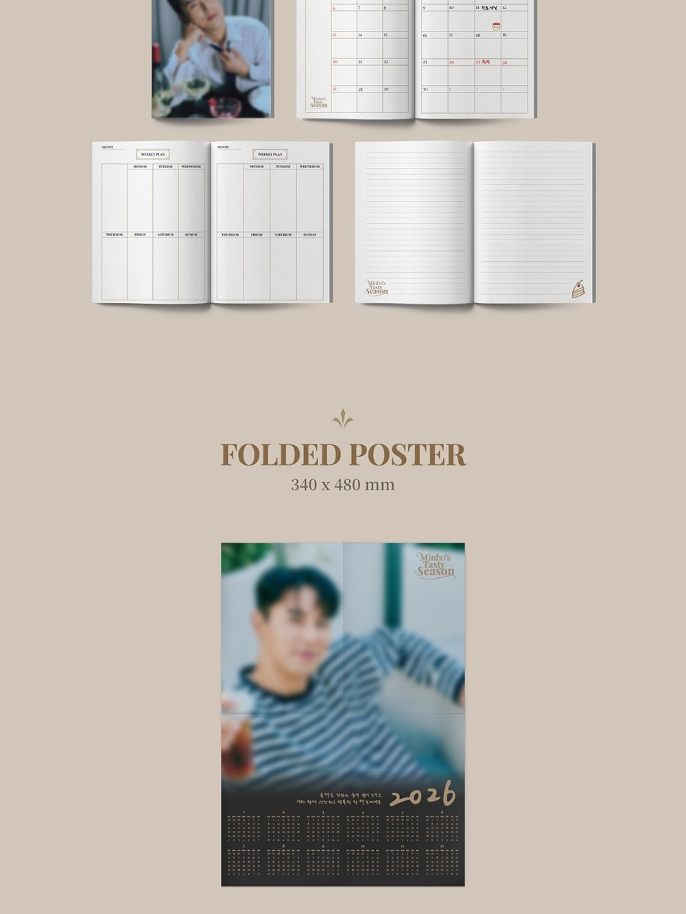 товары JANG MINHO - MINHO'S TASTY SEASON 2026 Season's Greetings