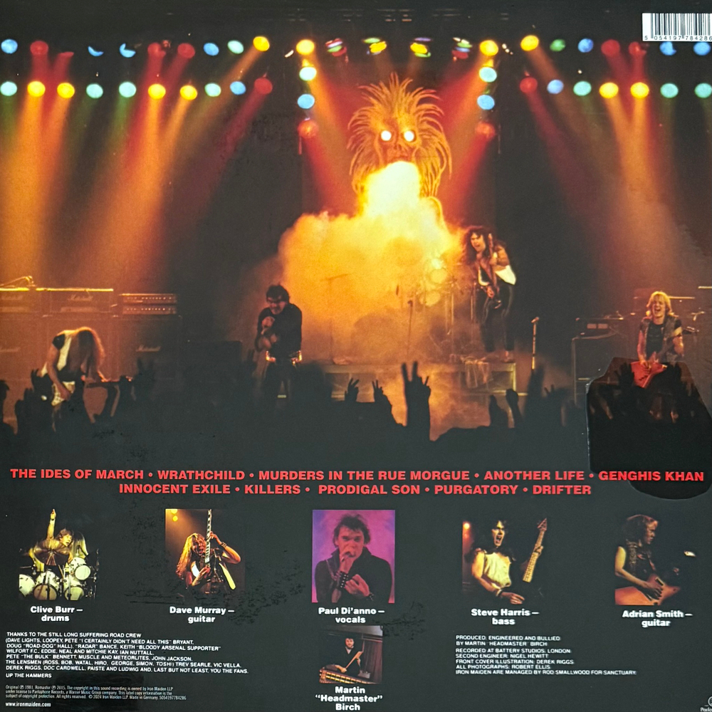 Iron Maiden ‎– Killers (Германия 2024г.)