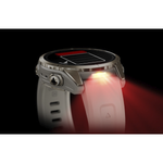 Умные часы Garmin Epix Pro (Gen 2) Sapphire Edition 42 мм из мягкого золота с кремовым ремешком из меланжевого нейлона