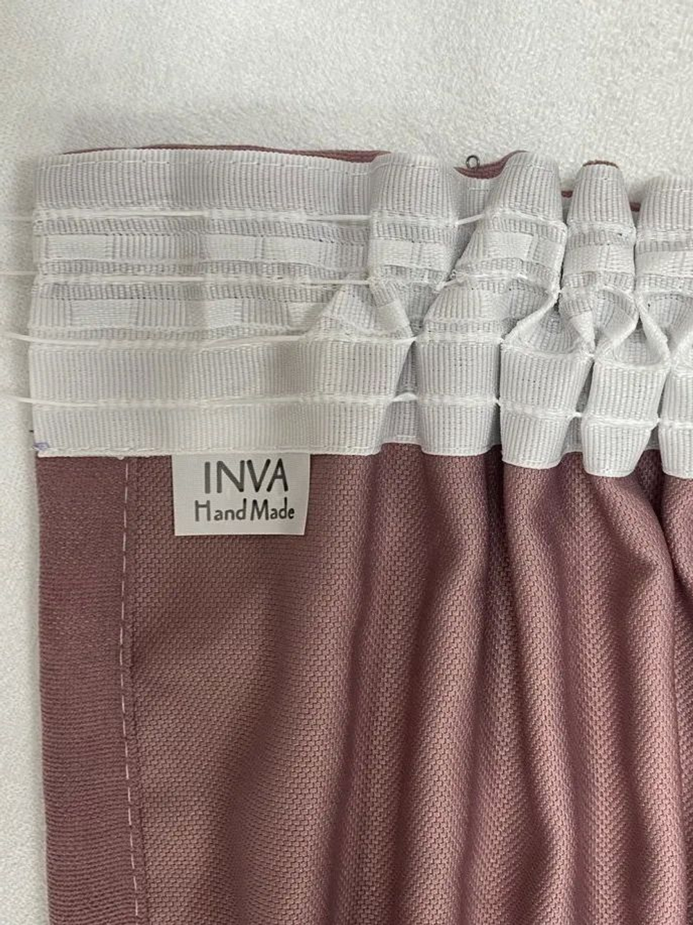 Комплект штор BlessLight Портьеры Канвас 240х100 1 шт. Брусничный