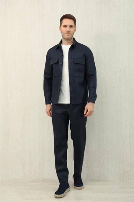 Льняной костюм Ermenegildo Zegna