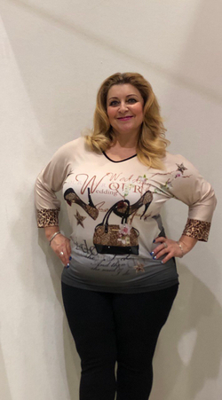 Молодежная туника комбинированной расцветки, в 2-х цветах