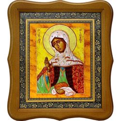 Иулиания Лазаревская, Муромская праведная. Икона на холсте.