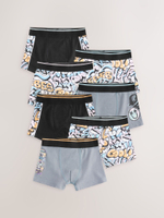 Трусы для мальчика Next E98-878, 7 шт., Серый, Черный