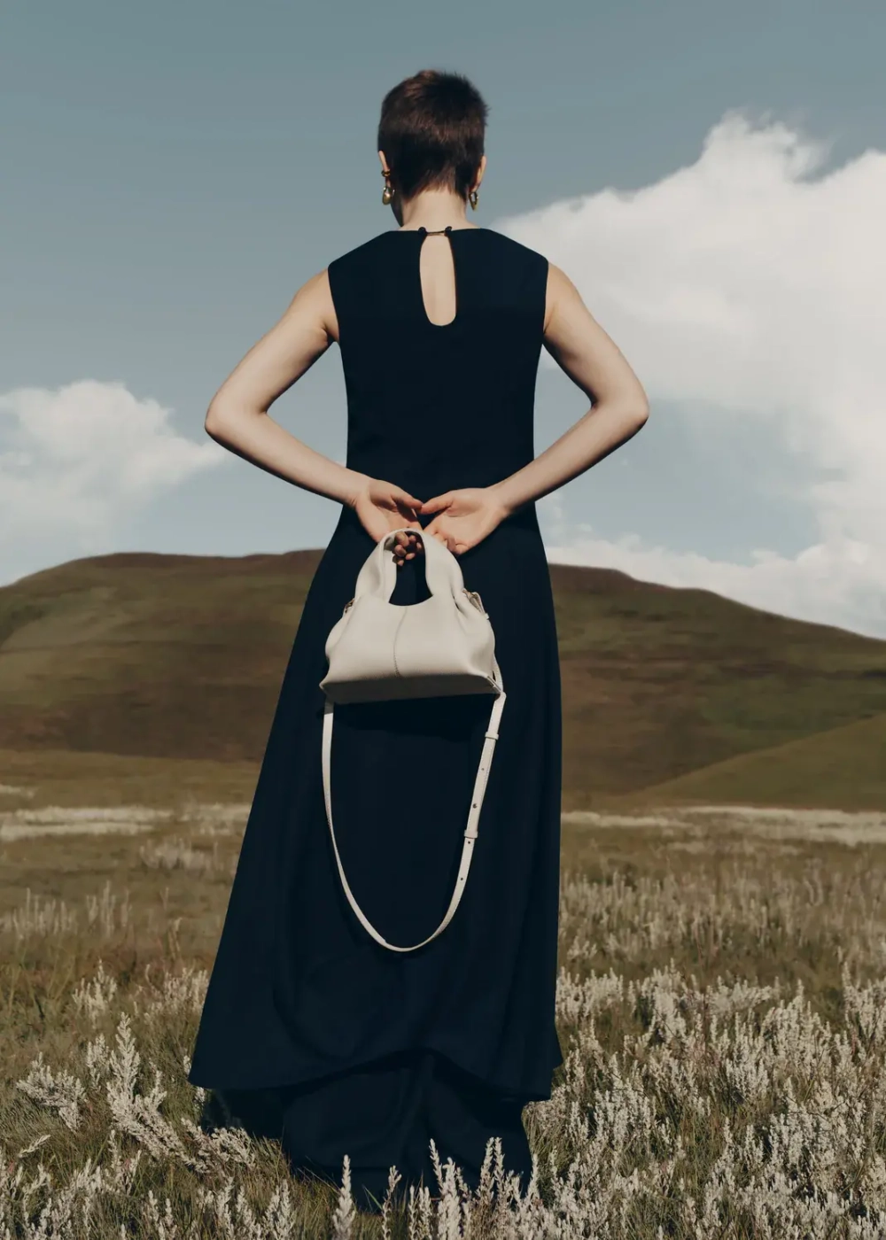 POLENE СУМКА NUMERO NEUF MINI, ЦВЕТ МЕЛА