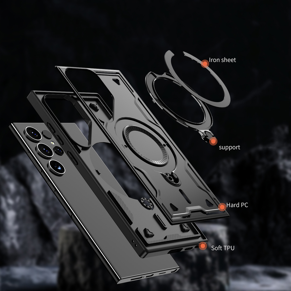 Чехол Magneto Case с кольцом для Samsung Galaxy S22 Ultra