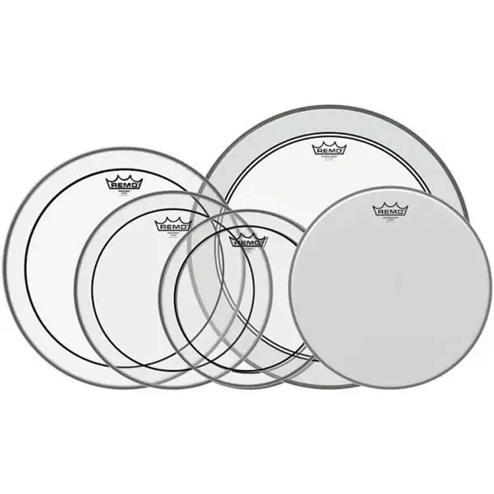 REMO PP-0320-PS PINSTRIPE PRO PACK набор пластиков (PINSTRIPE CLEAR 12",13",16", AMBASSADOR COATED 14").