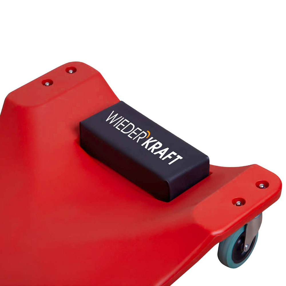 WDK-84068R Лежак ремонтный подкатной, пластиковый, красный