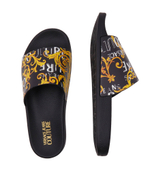 Шлепанцы Versace Jeans Couture - черный(76YA3SQ4ZS631)