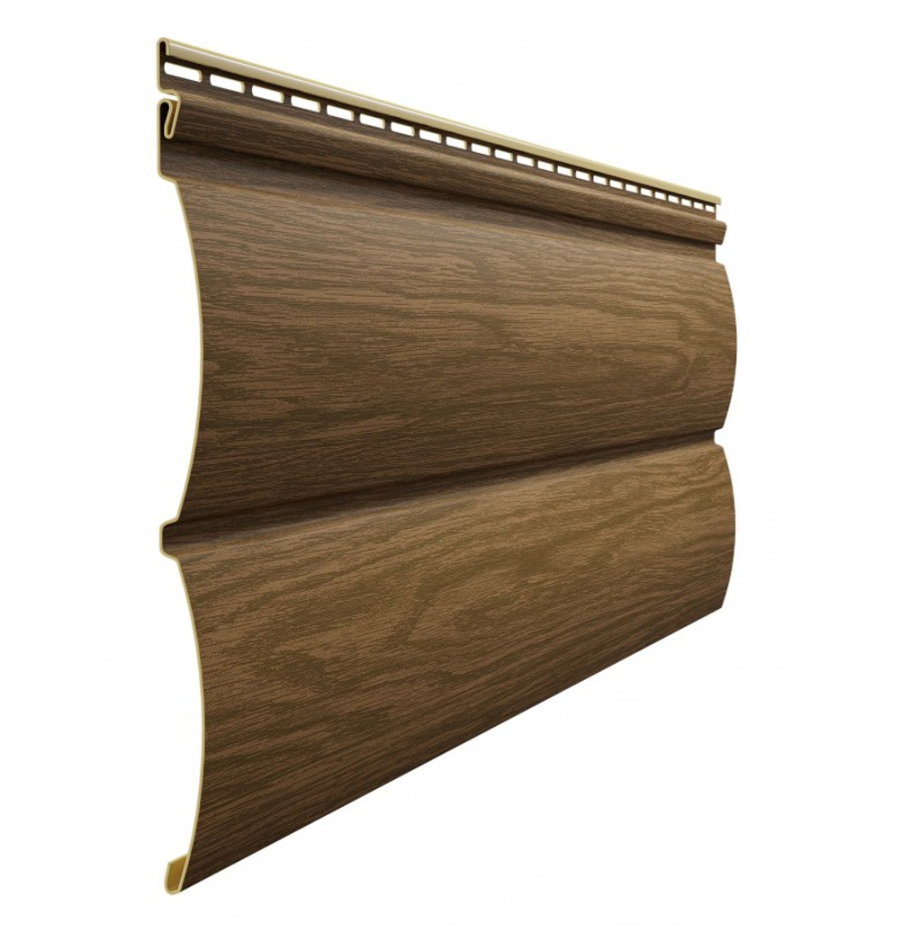 Сайдинг Виниловый Деке LUX Блок Хаус D4.7T Миндаль