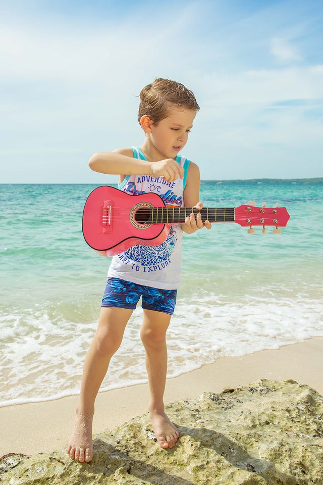 Двусторонние темно-синие плавки для мальчиков