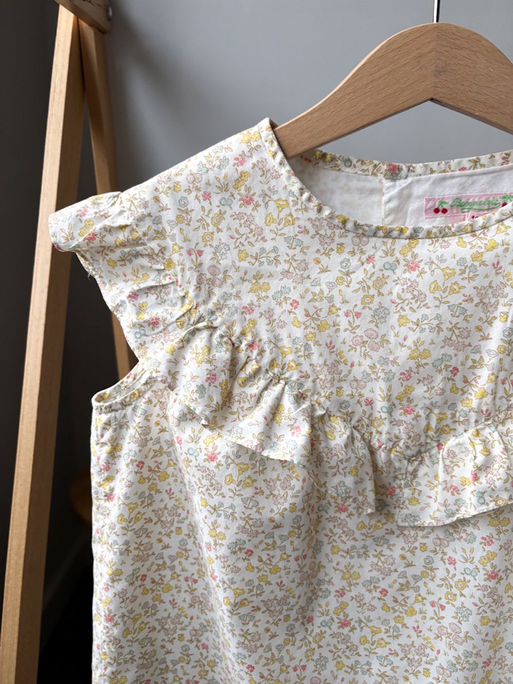 Хлопковая блузка Bonpoint, 128