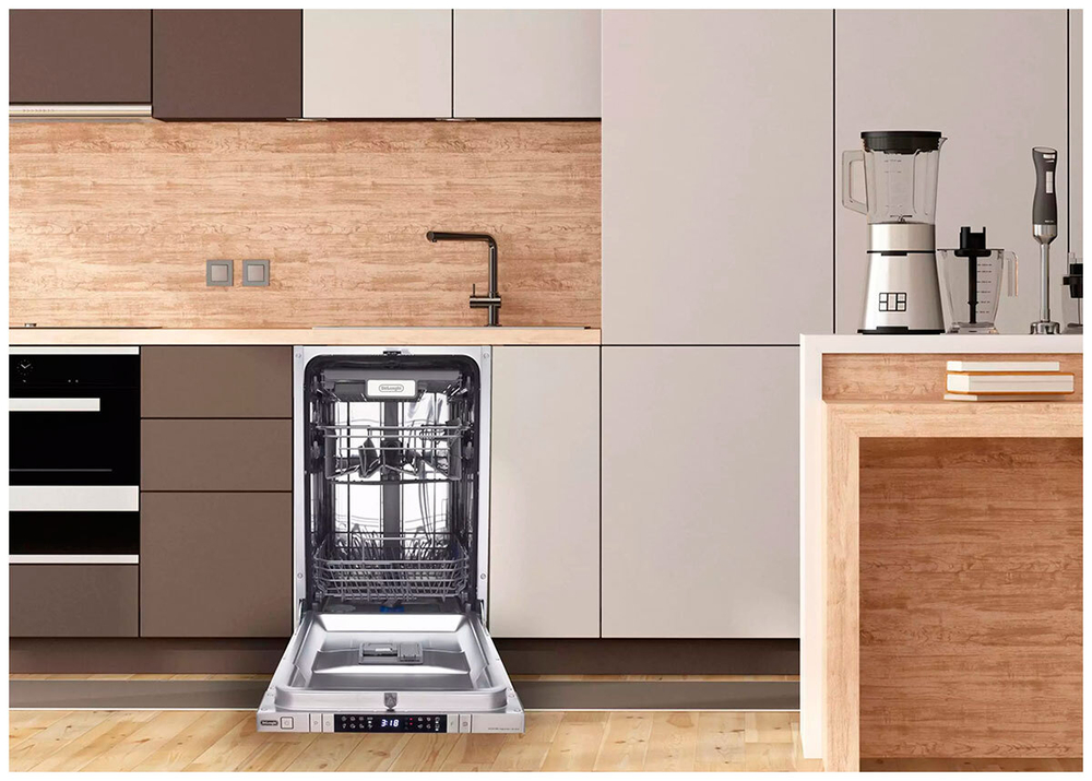 Встраиваемая посудомоечная машина DELONGHI DDW 08S Aquamarine eco