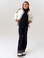 Кардиган бомбер для девочки AT1025 молочный