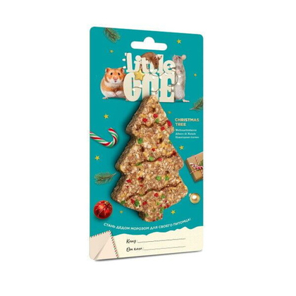 LITTLE ONE Новогодняя елочка. Лакомство для всех видов грызунов, 45 г