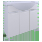 Тумба под раковину, 3 двери, 1000, коллекция (Верона, Santec (Эльбрус), Основной, Белый снег, Молочный глянец)