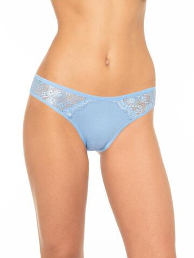 Трусики-слипы с ажурными вставками по бокам (Размер: L) (Цвет: белый)