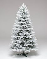 Заснеженная ель "Пермская" (Литая+пвх) 150 см / 1,5 м