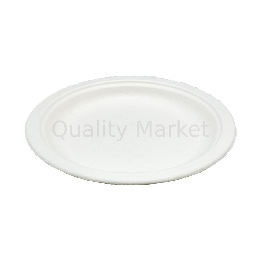 Тарелка круглая, 180 мм, белая ЭКО (50шт/1000шт)