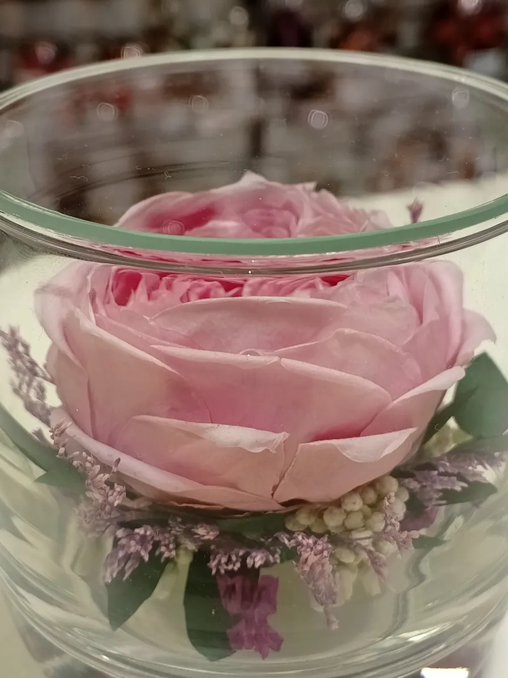 натуральный пион в стекле, вакуум*