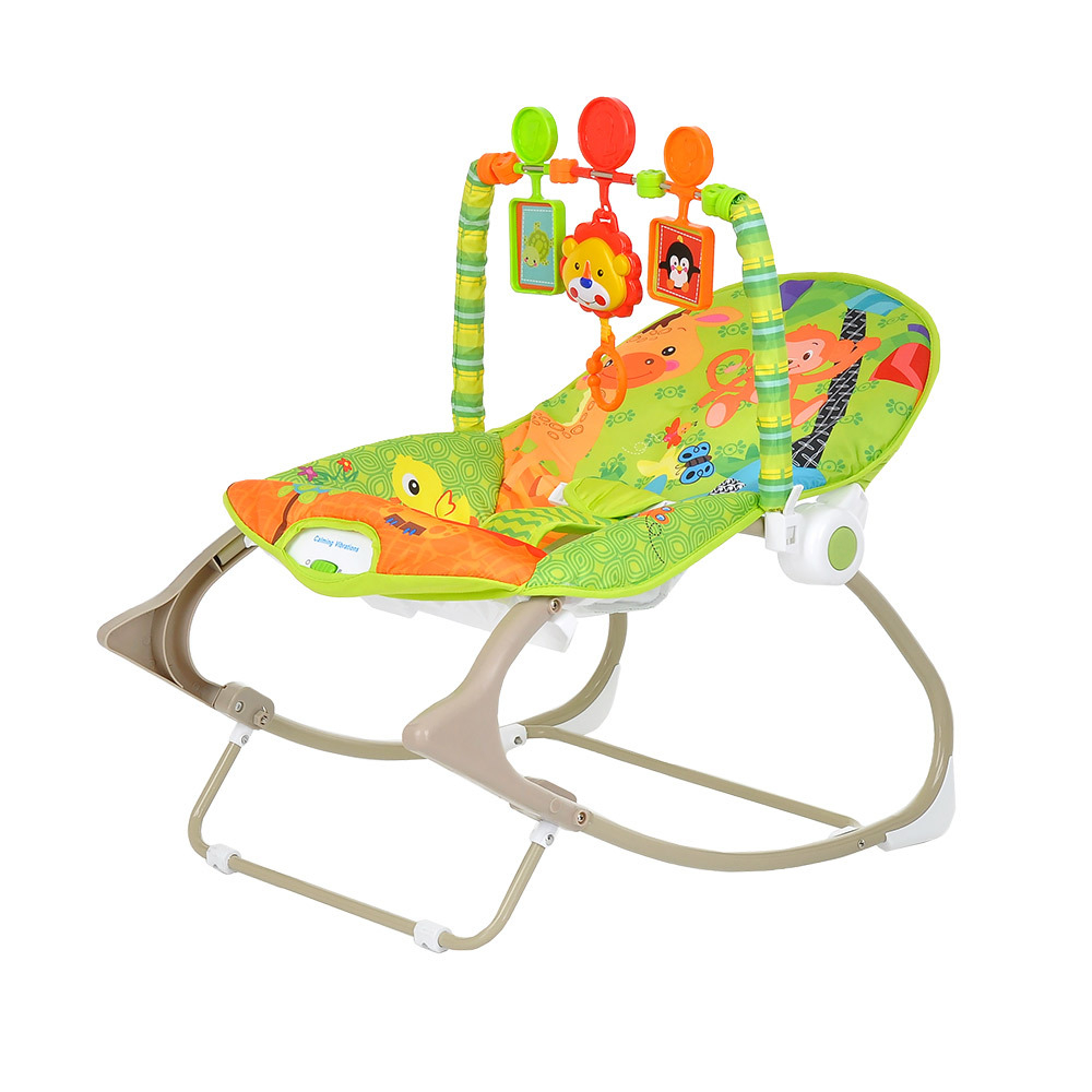 PITUSO Шезлонг Osito Друзья из джунглей (вибр.,звук),2 полож.спинки, 50*67*63 см