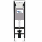 Унитаз подвесной WeltWasser AMBERG 350+MERZBACH 043 XL GL-WT+AMBERG RD-WT белый/кнопка белая, безободковый, с крышкой микролифт, с инсталляцией, слив торнадо