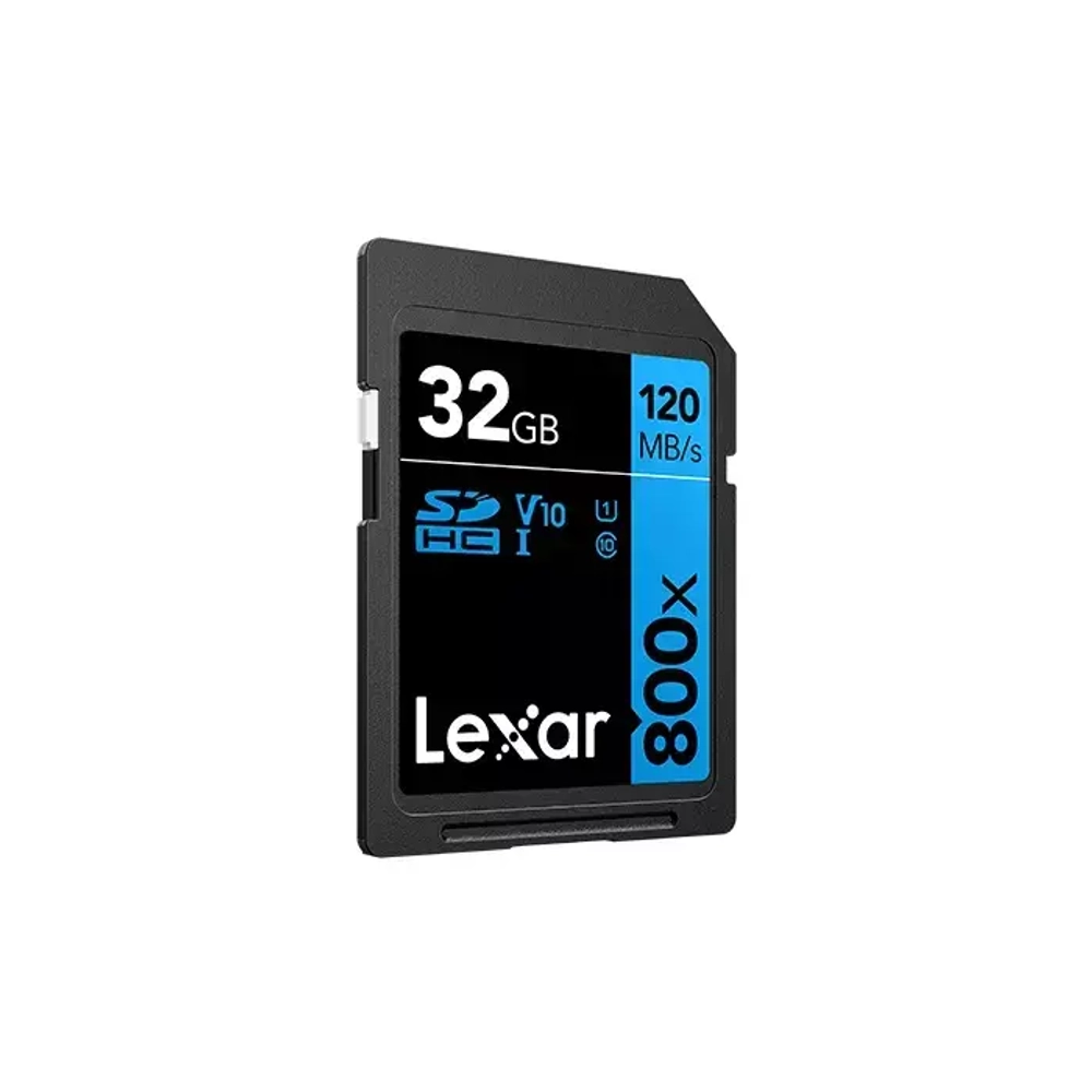 Карта памяти Lexar High-Performance 800x Blue PRO SDHC 32GB UHS-I U1 V10, R 150 МБ/с
