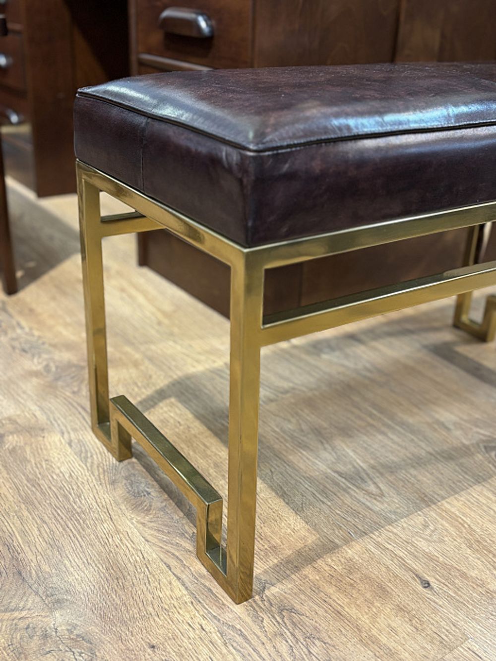 Банкетка "Теннесси" коричневая