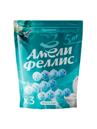 Подвесной блок очиститель для унитаза "Лес после дождя"