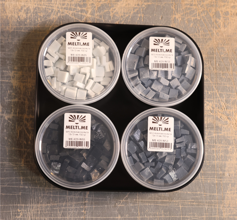 Модуль палитры MELTI P1-1.6, колотая смальта 10х10 мм, 600 гр