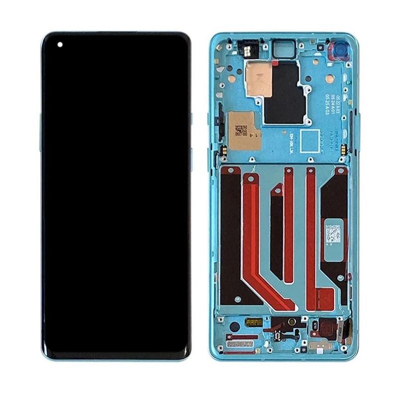 Дисплей для OnePlus 8 Pro AMOLED в сборе с тачскрином на рамке (Green)