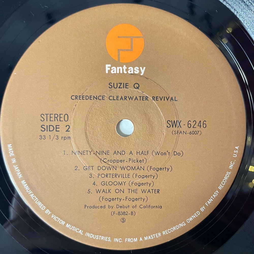 Винтажная виниловая пластинка LP Creedence Clearwater Revival Suzie Q (Japan 1976) (Obi) I Put A Spell On You