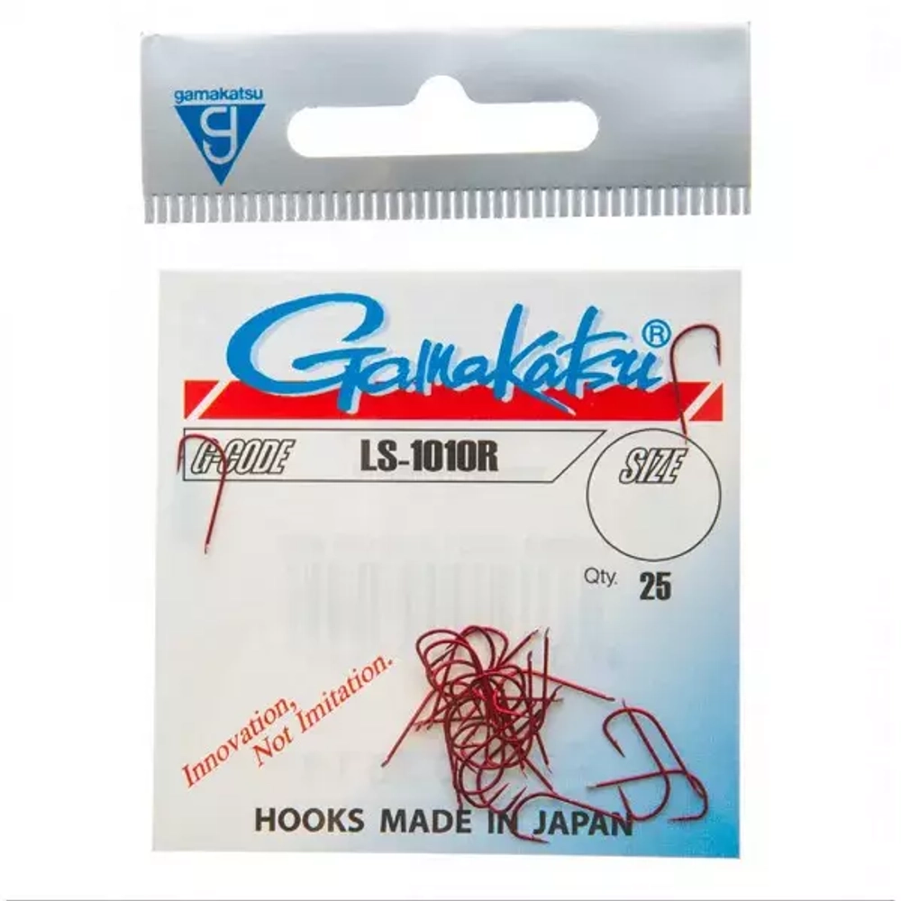 Крючок Gamakatsu Hook LS-1010R Red №18
