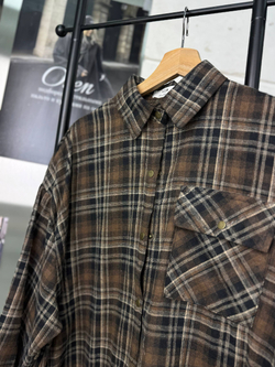 Рубашка женская арт. 11012 цвет "шоколадный"