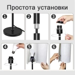 Roshanak Напольный светильник,Скандинавский Угловая лампа ,торшер,E27