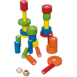 Beleduc - Игра ловкости Torreta Сборка башни из деревянных блоков 22451