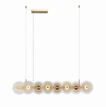 7033MD-1200BS/CL+CE BRASS METAL (1) Люстра (NW)